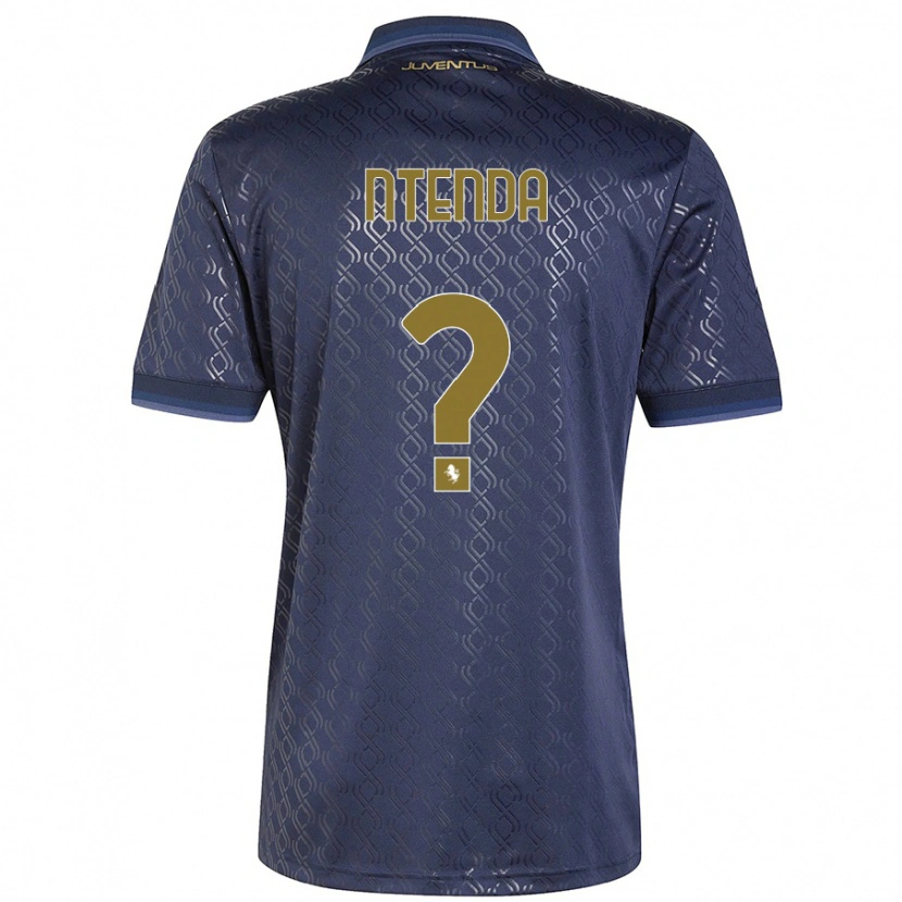 DanxenキッズJean-Claude Ntenda#0ネイビーブルーサードユニフォームシャツ2024/25ジャージーユニフォーム