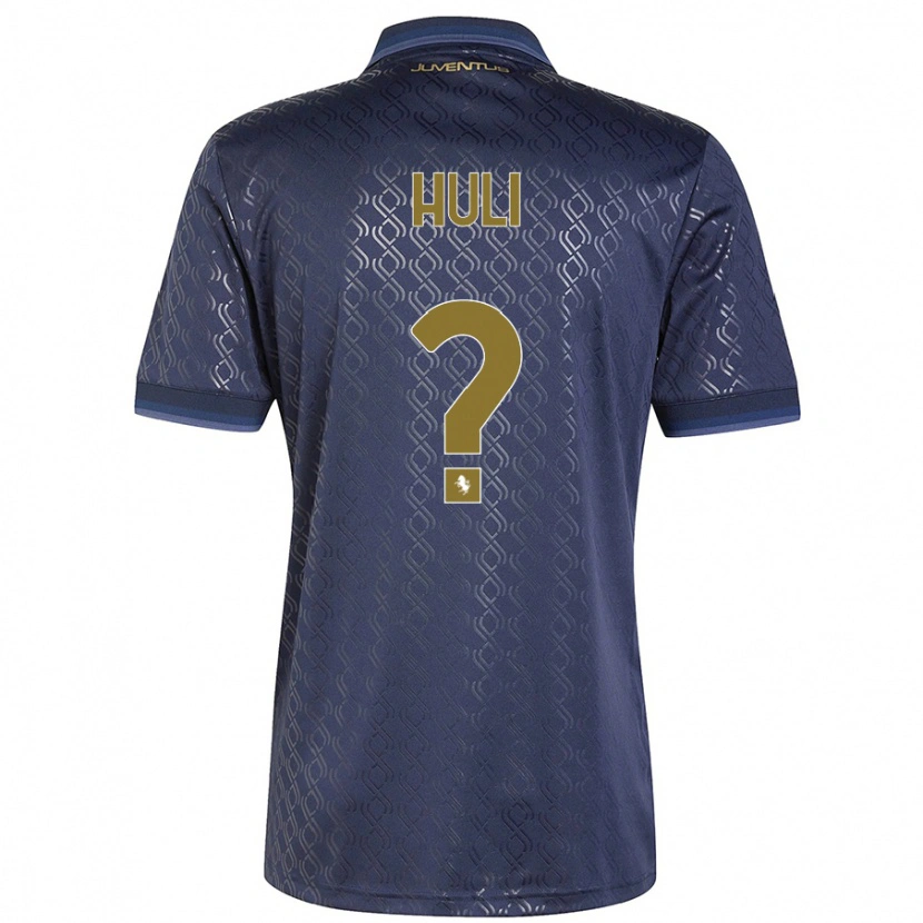 DanxenキッズRaffaele Huli#0ネイビーブルーサードユニフォームシャツ2024/25ジャージーユニフォーム