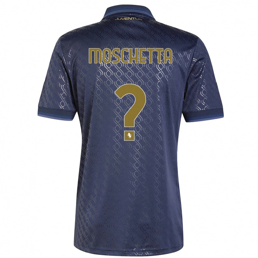 DanxenキッズLorenzo Moschetta#0ネイビーブルーサードユニフォームシャツ2024/25ジャージーユニフォーム