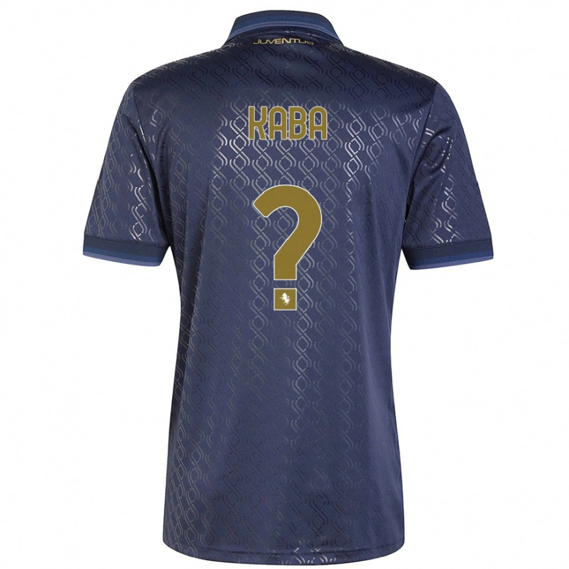 DanxenキッズKaramoko Kaba#0ネイビーブルーサードユニフォームシャツ2024/25ジャージーユニフォーム