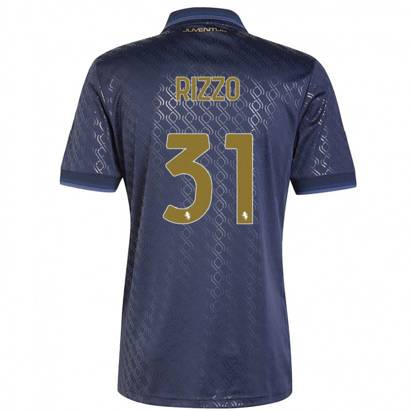 Danxenキッズニッコロ・リッツォ#31ネイビーブルーサードユニフォームシャツ2024/25ジャージーユニフォーム