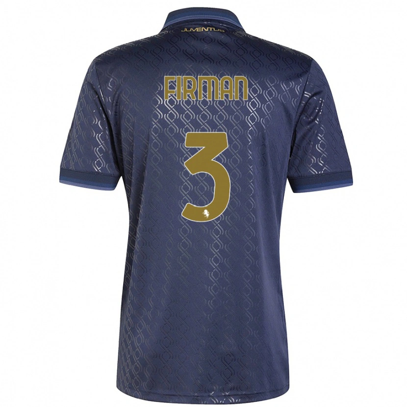 Danxenキッズアンドリー・ファーマン#3ネイビーブルーサードユニフォームシャツ2024/25ジャージーユニフォーム