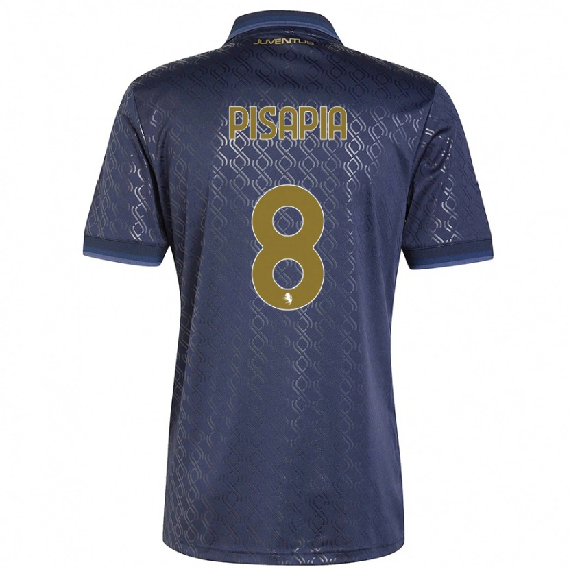 Danxenキッズルチアーノピサピア#8ネイビーブルーサードユニフォームシャツ2024/25ジャージーユニフォーム