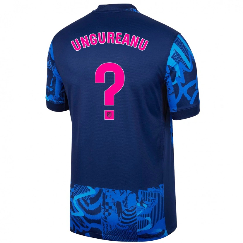 Danxenキッズボグダン・ウングレアーヌ#0ロイヤルブルーサードユニフォームシャツ2024/25ジャージーユニフォーム