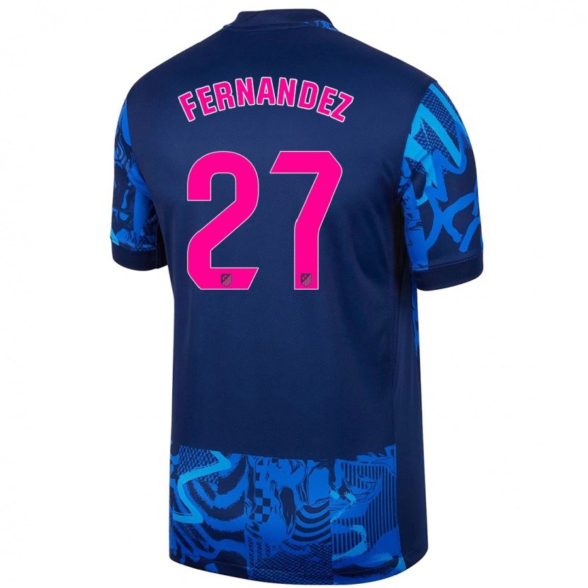 Danxenキッズアレクシア・フェルナンデス#27ロイヤルブルーサードユニフォームシャツ2024/25ジャージーユニフォーム