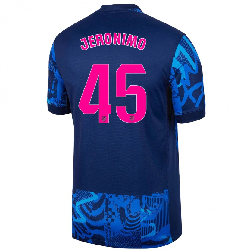 Danxenキッズアイザイア・ヘロニモ#45ロイヤルブルーサードユニフォームシャツ2024/25ジャージーユニフォーム