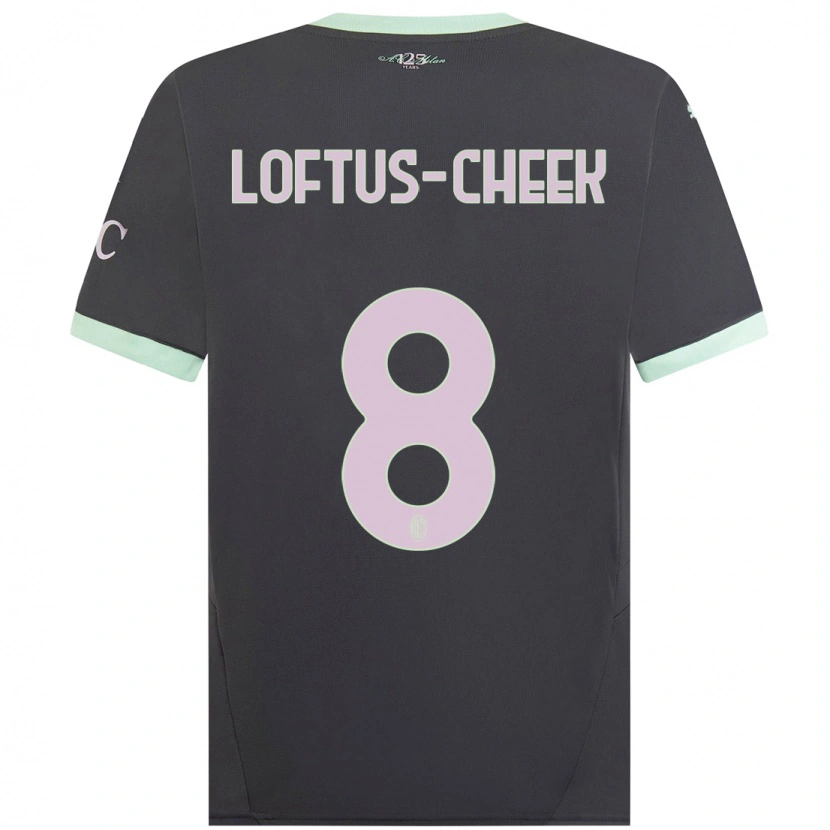 Danxenキッズルーベン・ロフタス＝チーク#8グレーサードユニフォームシャツ2024/25ジャージーユニフォーム