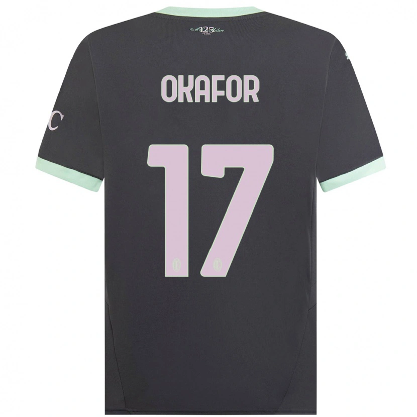Danxenキッズノア・オカフォー#17グレーサードユニフォームシャツ2024/25ジャージーユニフォーム