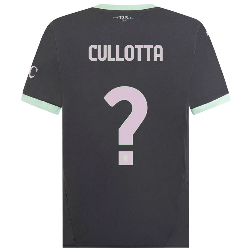 DanxenキッズAndrea Cullotta#0グレーサードユニフォームシャツ2024/25ジャージーユニフォーム