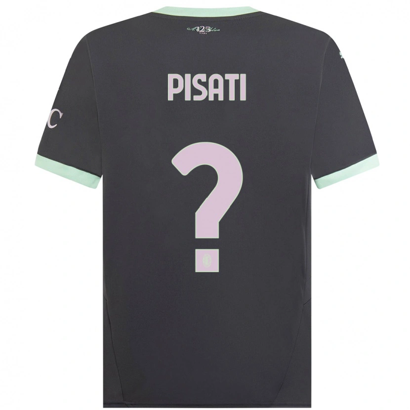 DanxenキッズSamuele Pisati#0グレーサードユニフォームシャツ2024/25ジャージーユニフォーム