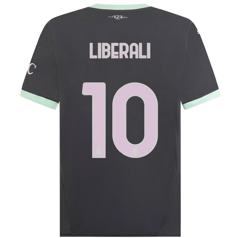 Danxenキッズマティアリベラリ#10グレーサードユニフォームシャツ2024/25ジャージーユニフォーム