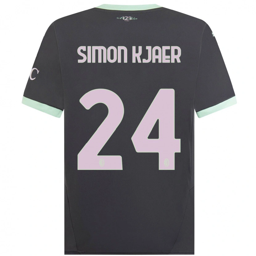 Danxenキッズシモン・ケアー#24グレーサードユニフォームシャツ2024/25ジャージーユニフォーム