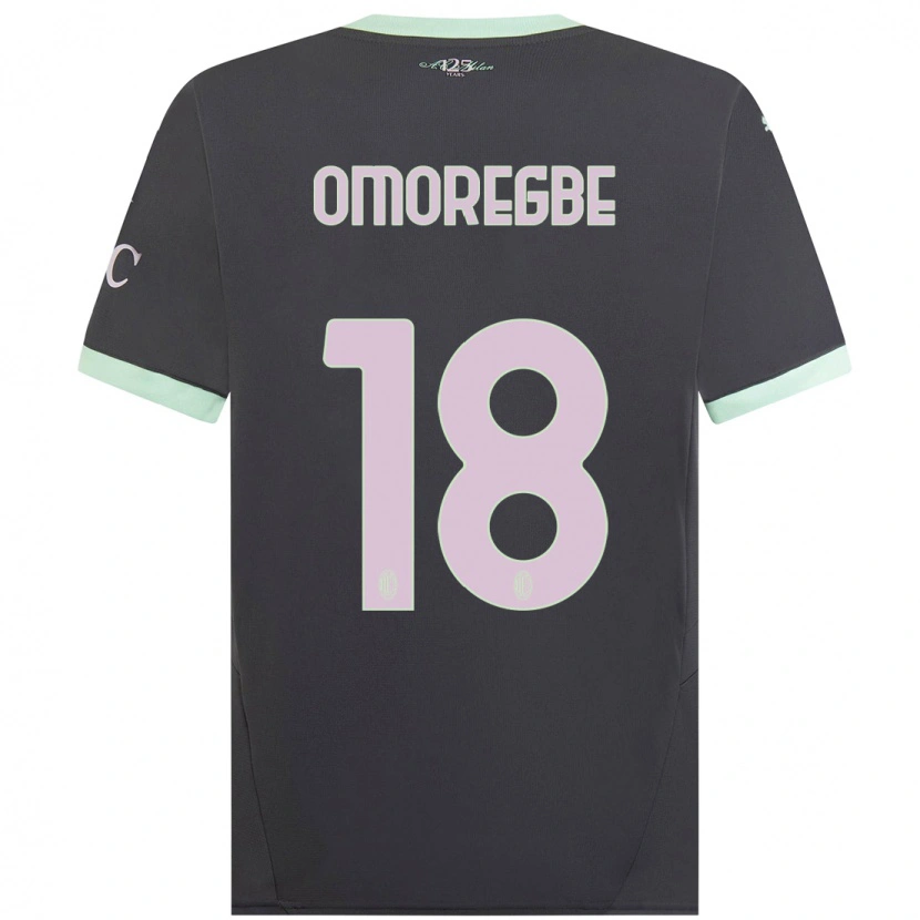 Danxenキッズボブ・マーフィー・オモレグベ#18グレーサードユニフォームシャツ2024/25ジャージーユニフォーム