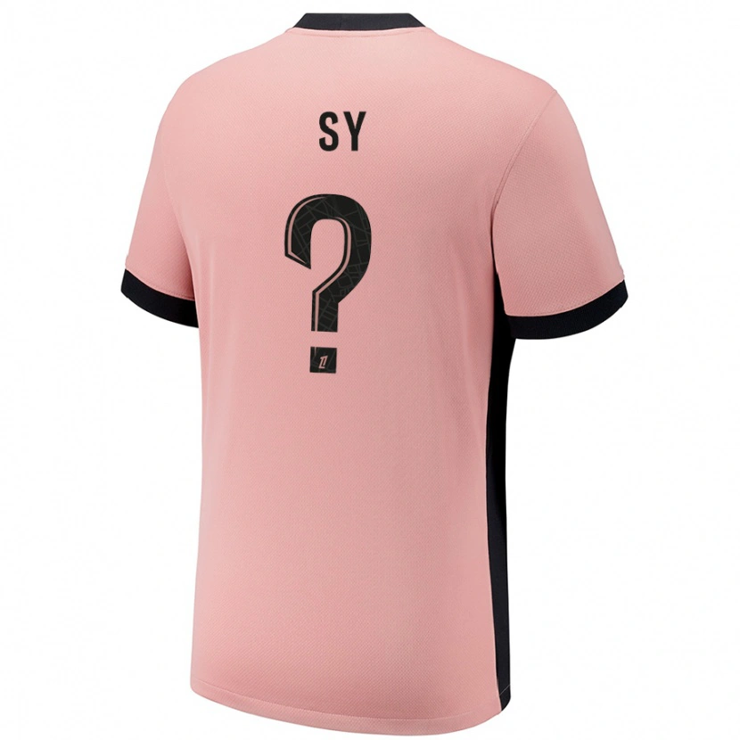 DanxenキッズBocar Sy#0ラストピンクサードユニフォームシャツ2024/25ジャージーユニフォーム
