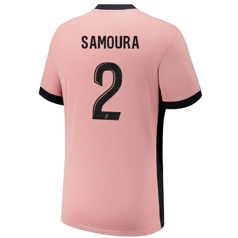 Danxenキッズティニバ・サモウラ#2ラストピンクサードユニフォームシャツ2024/25ジャージーユニフォーム