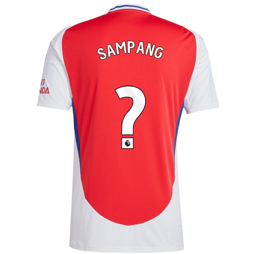 DanxenメンズSaurap Sampang#0赤 白ホームシャツ2024/25ジャージーユニフォーム