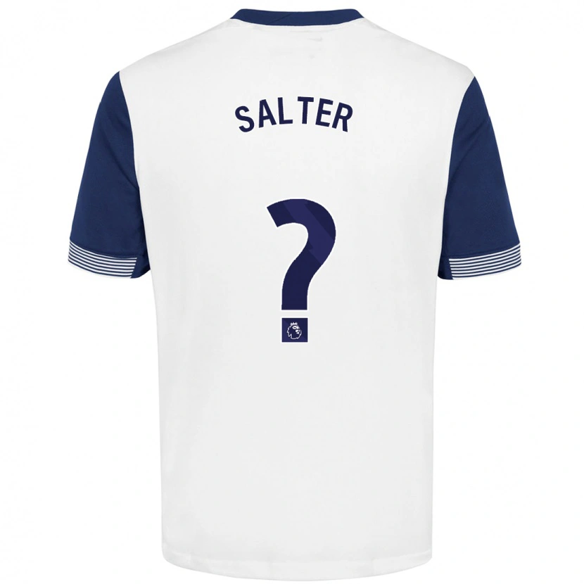 DanxenメンズOliver Salter#0ホワイト ブルーホームシャツ2024/25ジャージーユニフォーム