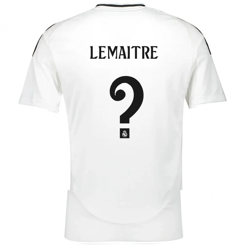 DanxenメンズLeo Lemaitre#0白ホームシャツ2024/25ジャージーユニフォーム
