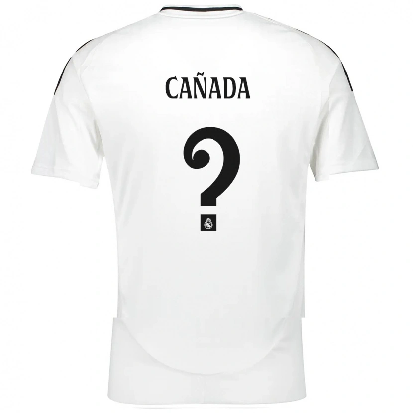 DanxenメンズRaúl Cañada#0白ホームシャツ2024/25ジャージーユニフォーム