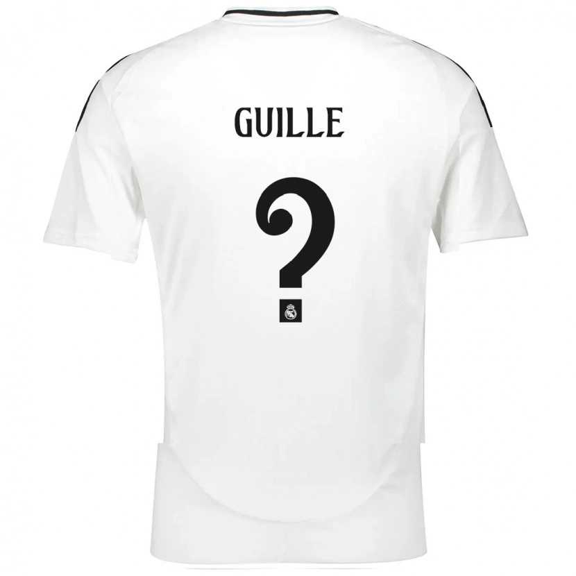 DanxenメンズGuille López#0白ホームシャツ2024/25ジャージーユニフォーム