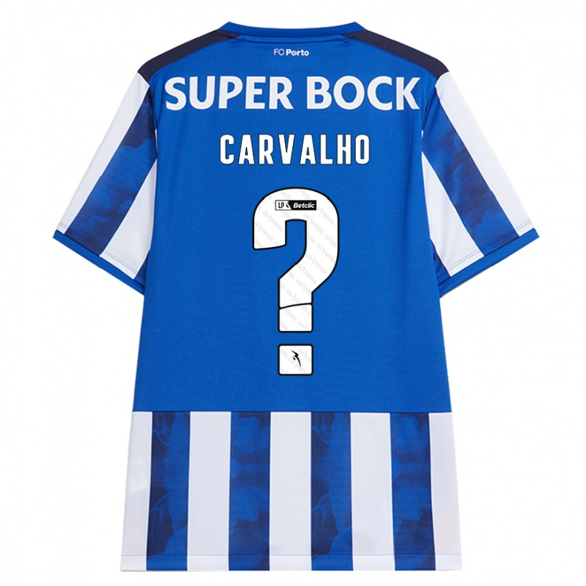 DanxenメンズGuilherme Carvalho#0ブルーホワイトホームシャツ2024/25ジャージーユニフォーム