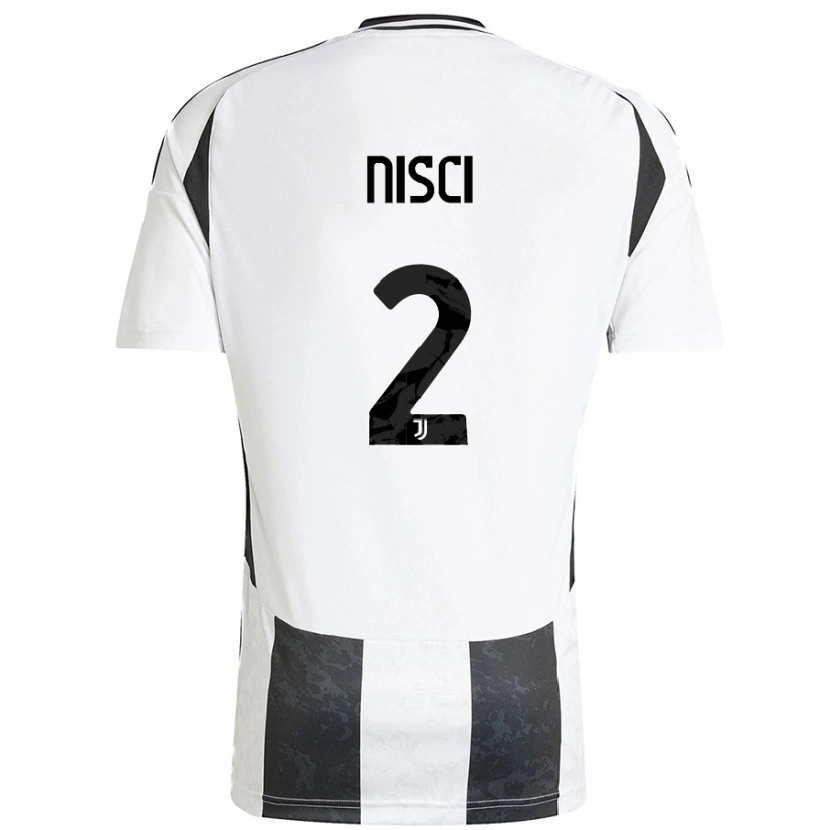 DanxenメンズAlessandro Nisci#2白 黒ホームシャツ2024/25ジャージーユニフォーム