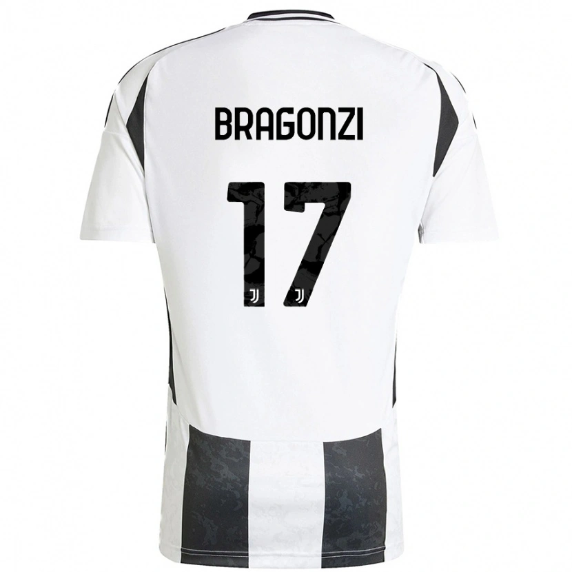 DanxenメンズAsia Bragonzi#17白 黒ホームシャツ2024/25ジャージーユニフォーム