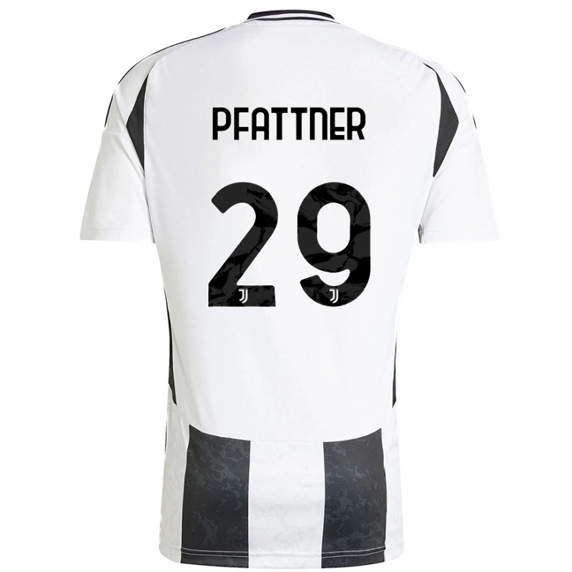 DanxenメンズElisa Pfattner#29白 黒ホームシャツ2024/25ジャージーユニフォーム