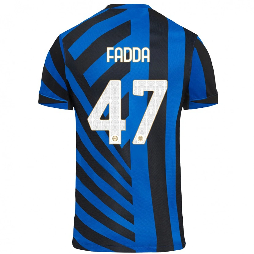 DanxenメンズPaola Fadda#47青黒ホームシャツ2024/25ジャージーユニフォーム