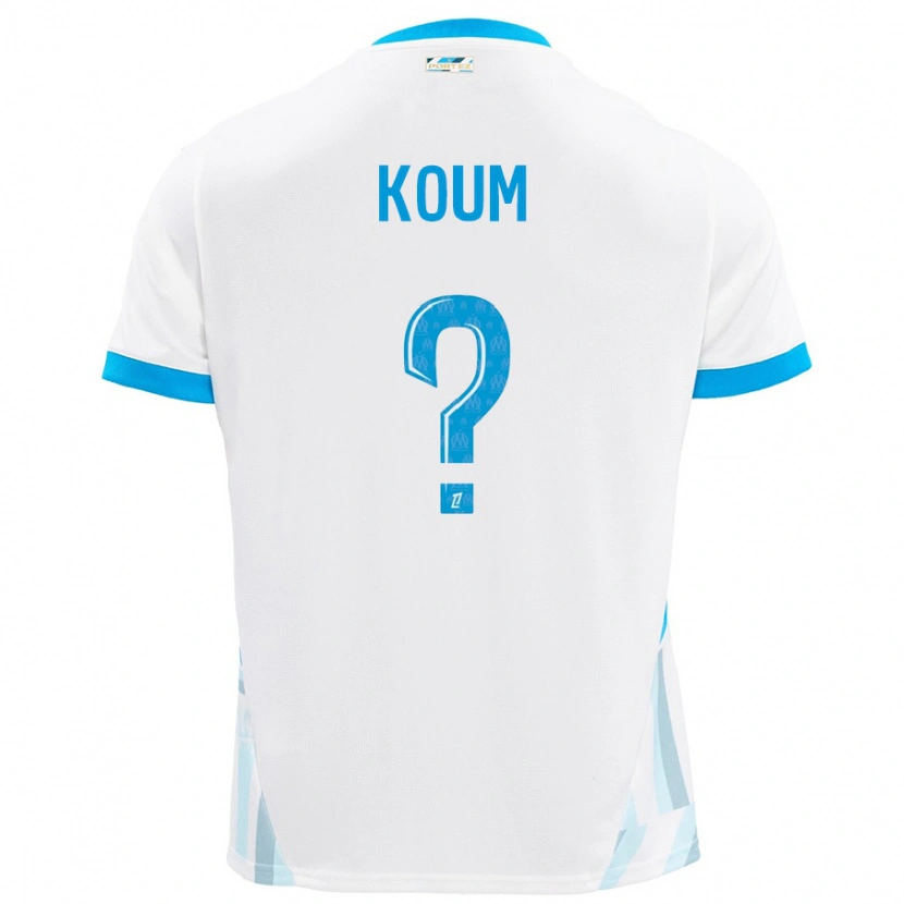 DanxenメンズAlexi Koum#0白 空 青ホームシャツ2024/25ジャージーユニフォーム