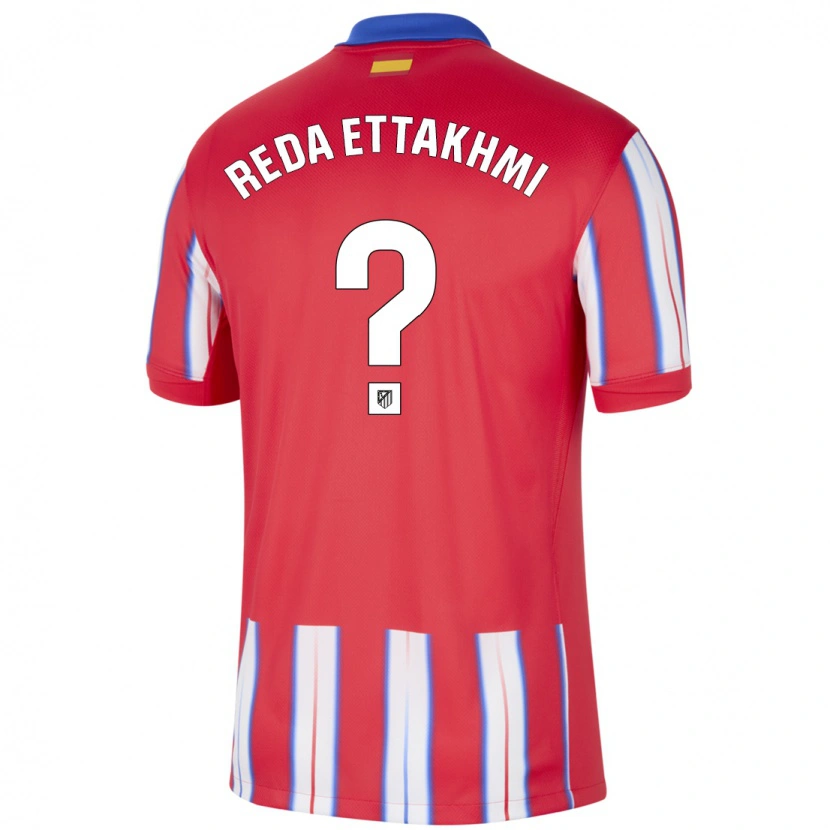 DanxenメンズMohamed Reda Ettakhmi#0赤 白 青ホームシャツ2024/25ジャージーユニフォーム