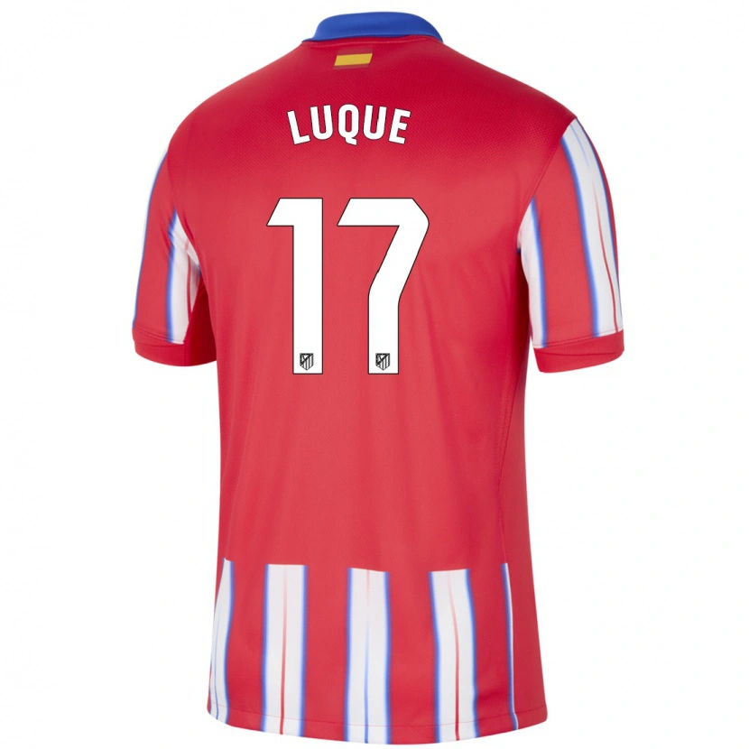 DanxenメンズIker Luque#17赤 白 青ホームシャツ2024/25ジャージーユニフォーム