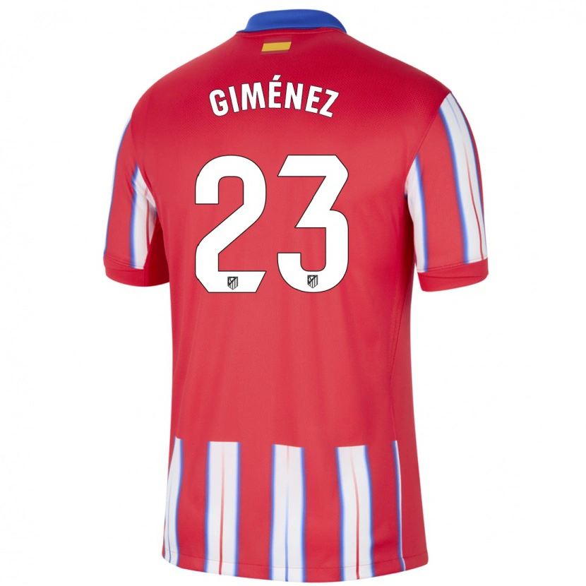 DanxenメンズCarlos Giménez#23赤 白 青ホームシャツ2024/25ジャージーユニフォーム