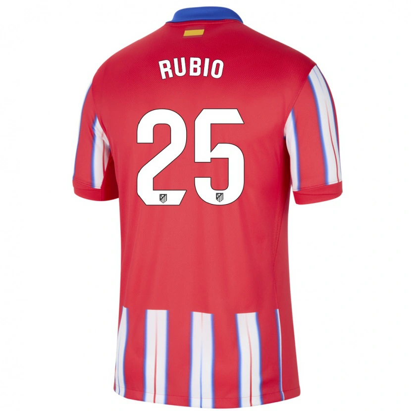 DanxenメンズDaniel Rubio#25赤 白 青ホームシャツ2024/25ジャージーユニフォーム