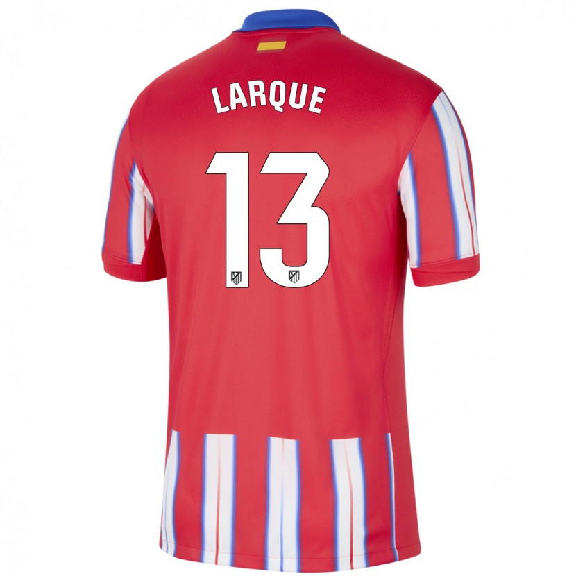 DanxenメンズPatricia Larqué#13赤 白 青ホームシャツ2024/25ジャージーユニフォーム