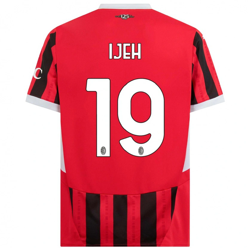 DanxenメンズEvelyn Ijeh#19赤黒ホームシャツ2024/25ジャージーユニフォーム