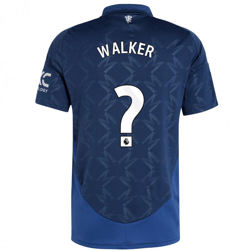 DanxenメンズAlfie Walker#0インジゴアウェイシャツ2024/25ジャージーユニフォーム