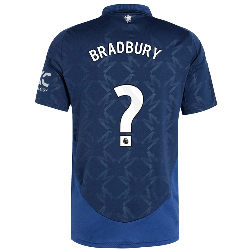 DanxenメンズLouie Bradbury#0インジゴアウェイシャツ2024/25ジャージーユニフォーム