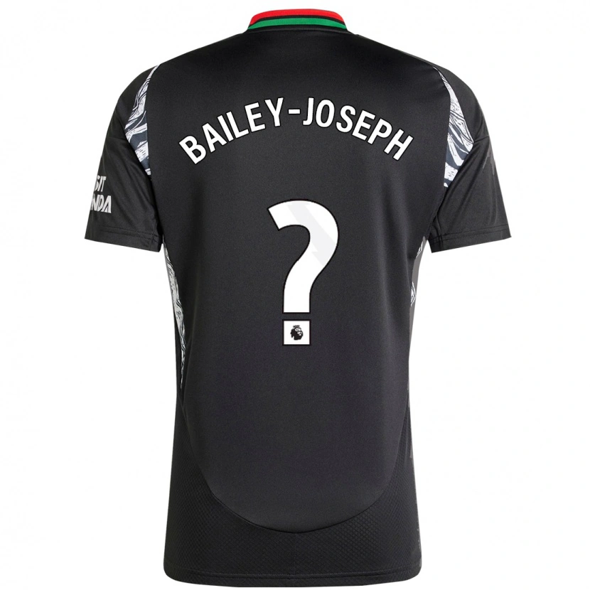 DanxenメンズBrando Bailey-Joseph#0黒アウェイシャツ2024/25ジャージーユニフォーム