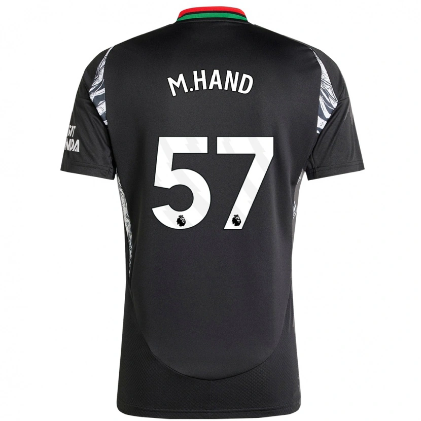 DanxenメンズIsmail Oulad M'hand#57黒アウェイシャツ2024/25ジャージーユニフォーム