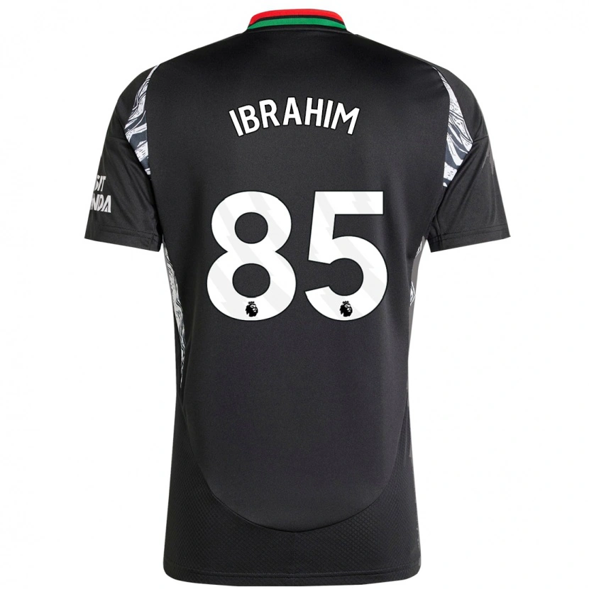 DanxenメンズIfe Ibrahim#85黒アウェイシャツ2024/25ジャージーユニフォーム
