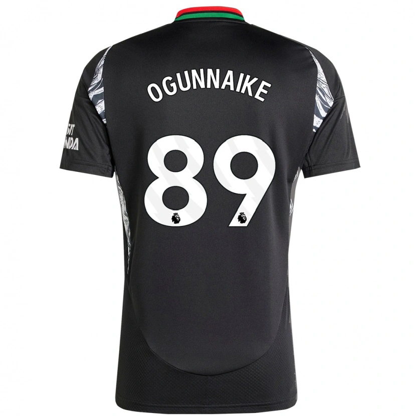 DanxenメンズJosh Ogunnaike#89黒アウェイシャツ2024/25ジャージーユニフォーム