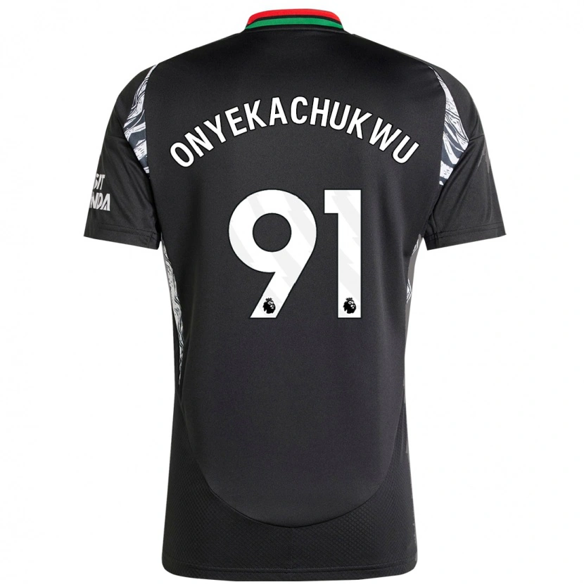 DanxenメンズSamuel Onyekachukwu#91黒アウェイシャツ2024/25ジャージーユニフォーム