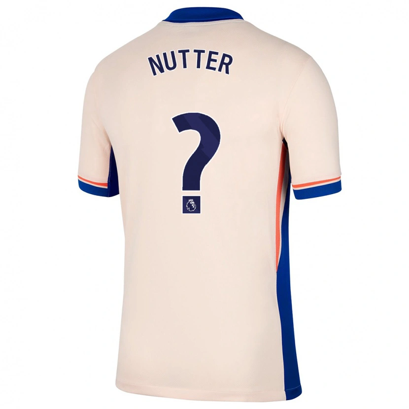 DanxenメンズWalter Nutter#0ライトベージュアウェイシャツ2024/25ジャージーユニフォーム