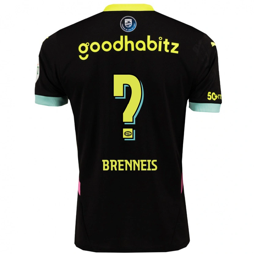 DanxenメンズNick Brenneis#0黒 黄アウェイシャツ2024/25ジャージーユニフォーム