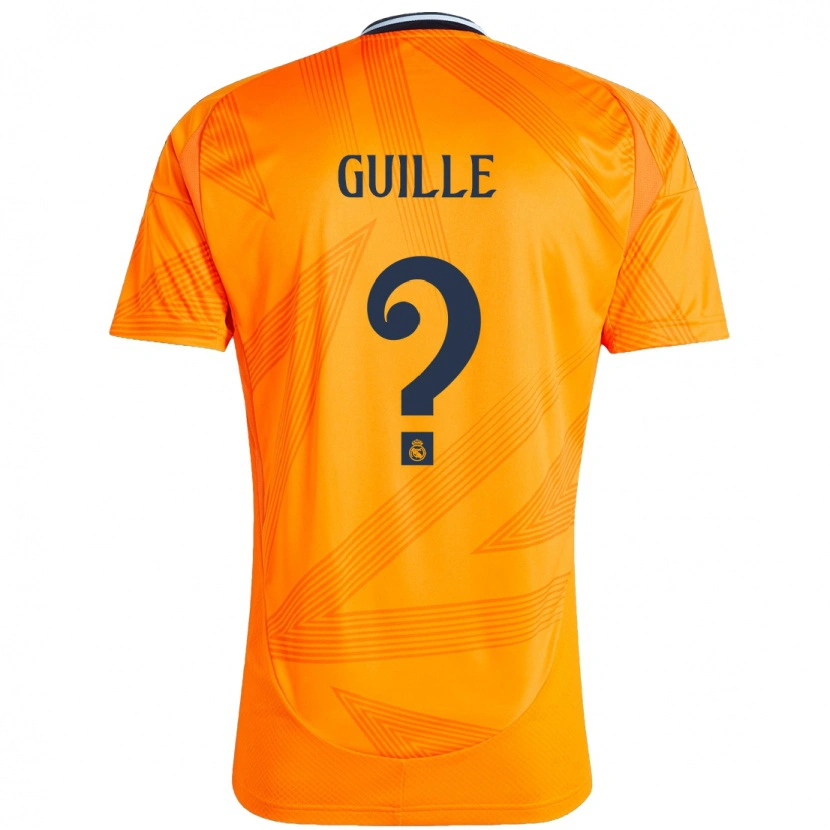 DanxenメンズGuille López#0オレンジアウェイシャツ2024/25ジャージーユニフォーム