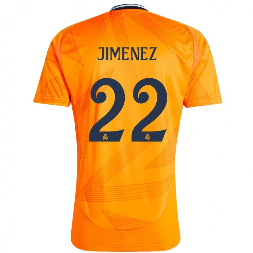 Danxenメンズダビド・ヒメネス#22オレンジアウェイシャツ2024/25ジャージーユニフォーム