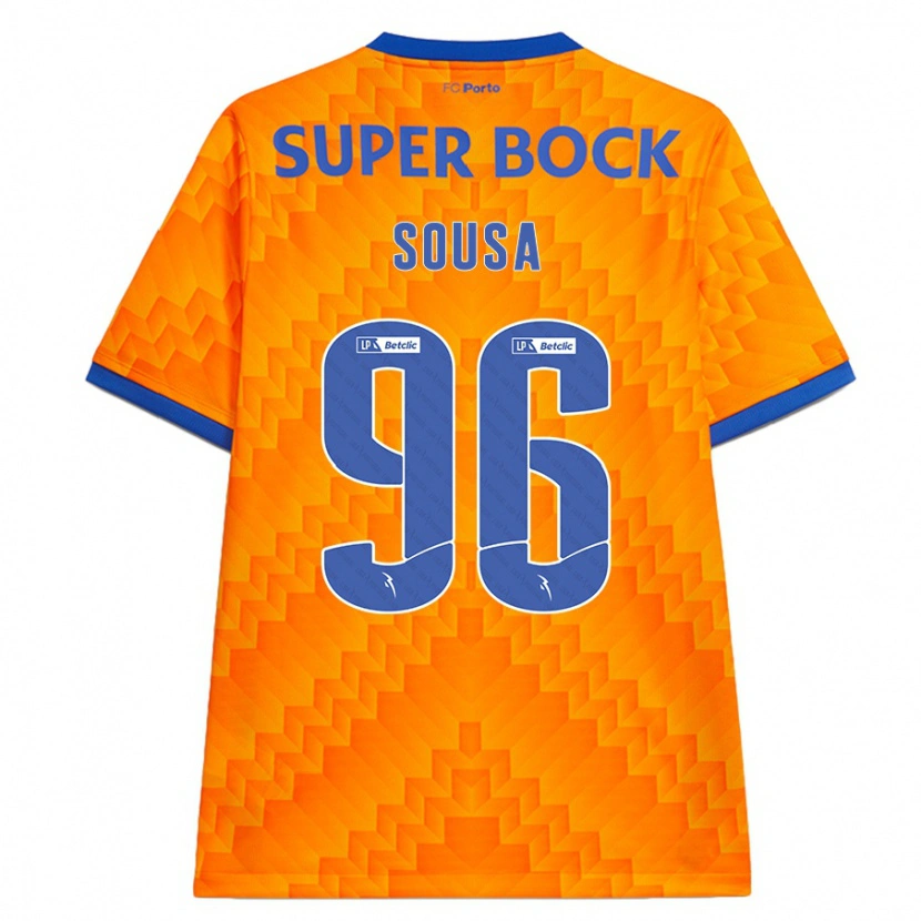 DanxenメンズFilipe Sousa#96オレンジアウェイシャツ2024/25ジャージーユニフォーム