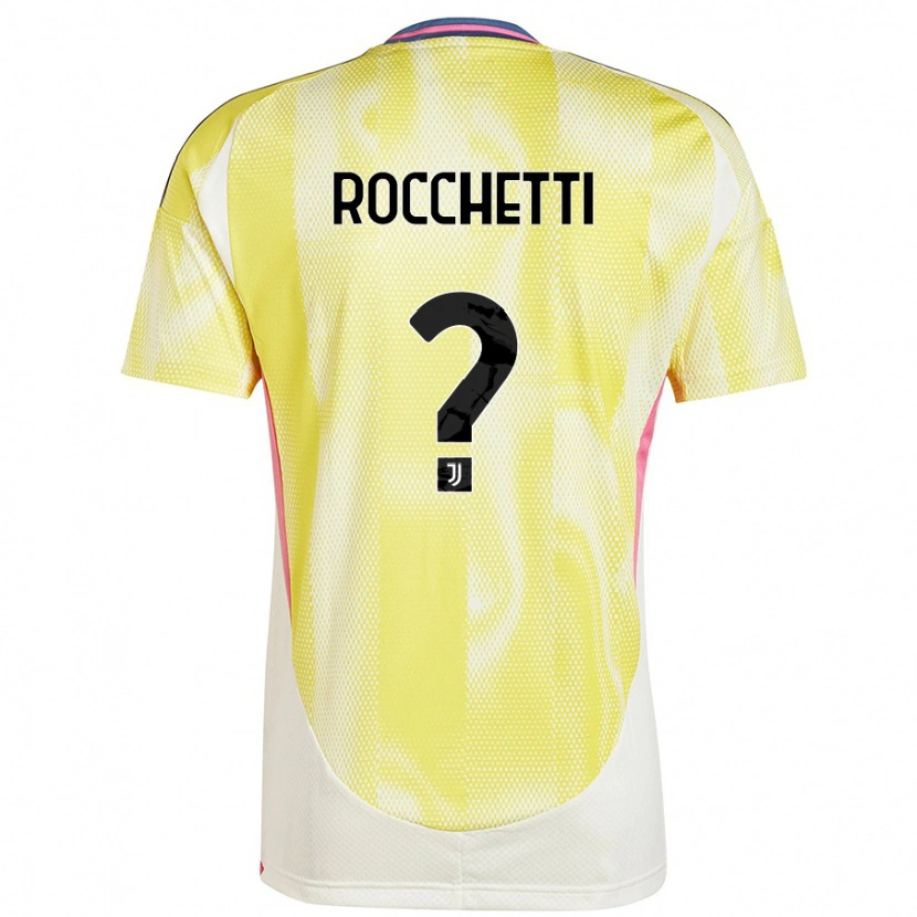DanxenメンズEdoardo Rocchetti#0ソーラーイエローアウェイシャツ2024/25ジャージーユニフォーム