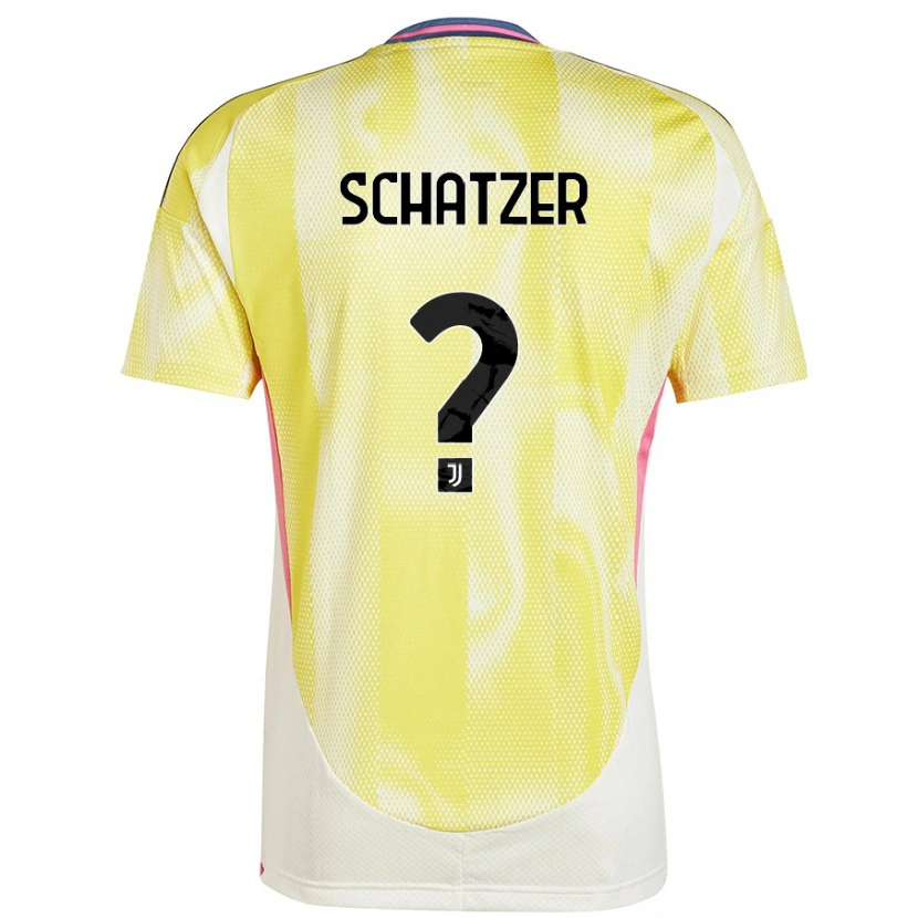 DanxenメンズEva Schatzer#0ソーラーイエローアウェイシャツ2024/25ジャージーユニフォーム